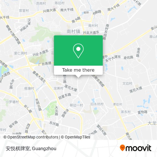 安悦棋牌室 map