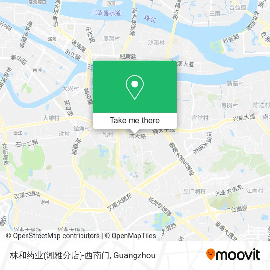 林和药业(湘雅分店)-西南门 map