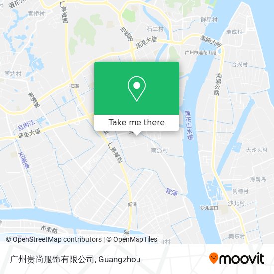 广州贵尚服饰有限公司 map