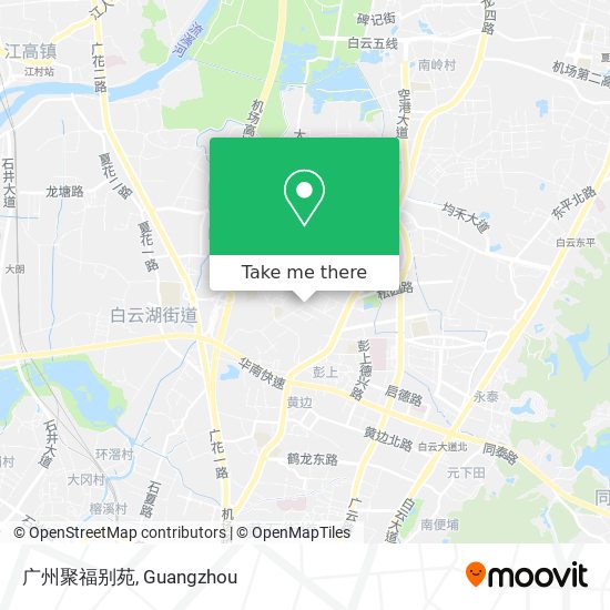 广州聚福别苑 map