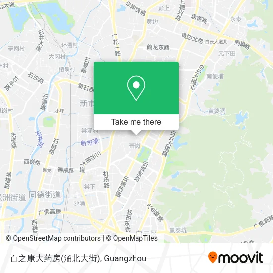 百之康大药房(涌北大街) map