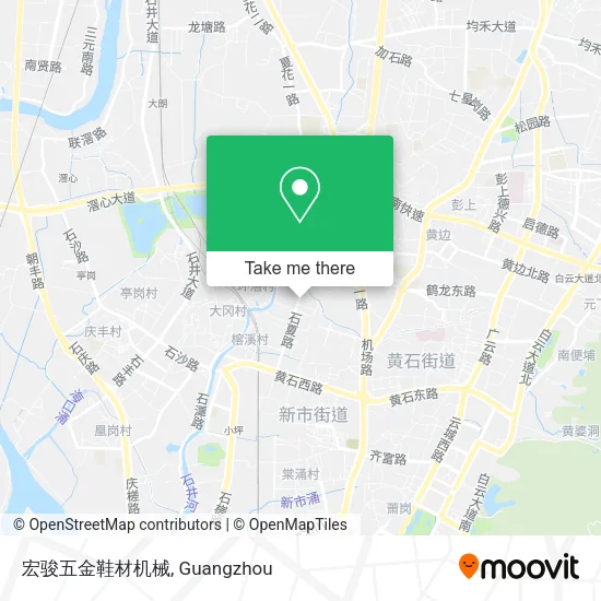 宏骏五金鞋材机械 map