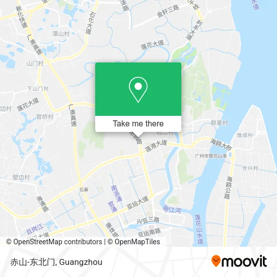 赤山-东北门 map