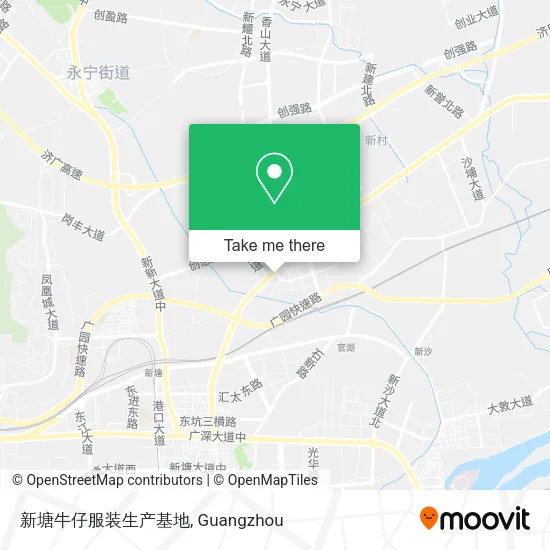 新塘牛仔服装生产基地 map