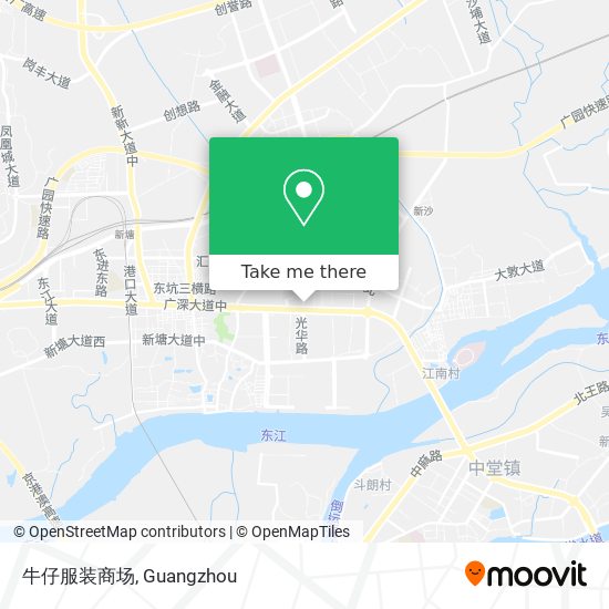牛仔服装商场 map