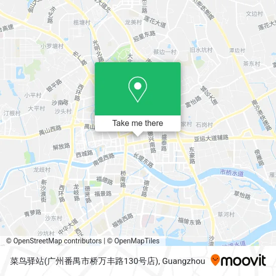 菜鸟驿站(广州番禺市桥万丰路130号店) map