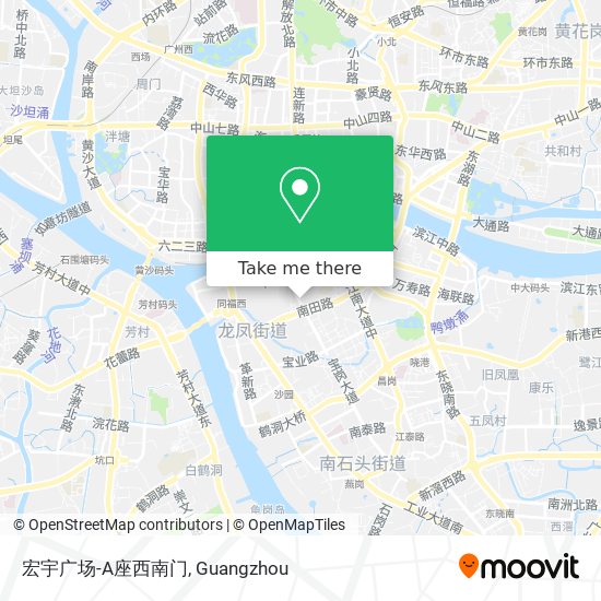 宏宇广场-A座西南门 map