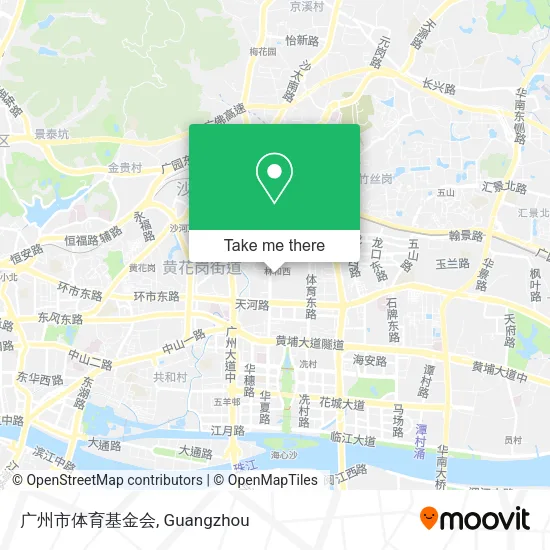 广州市体育基金会 map