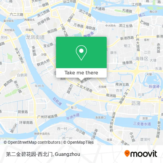 第二金碧花园-西北门 map