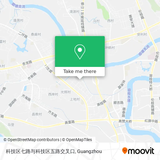 科技区七路与科技区五路交叉口 map