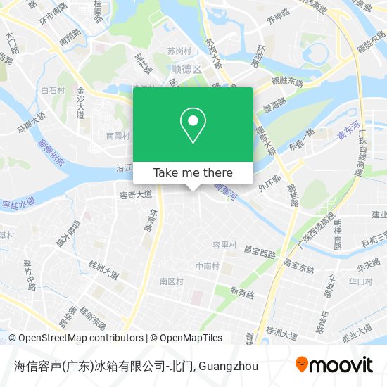 海信容声(广东)冰箱有限公司-北门 map