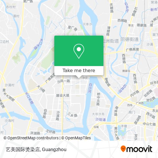 艺美国际烫染店 map