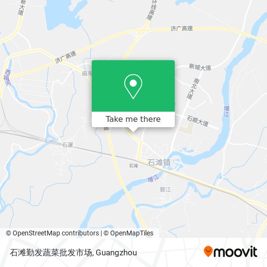 石滩勤发蔬菜批发市场 map