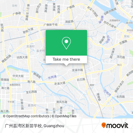 广州荔湾区新苗学校 map