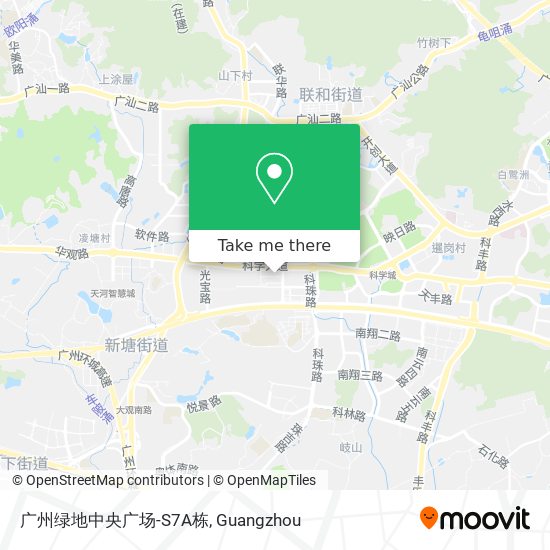 广州绿地中央广场-S7A栋 map