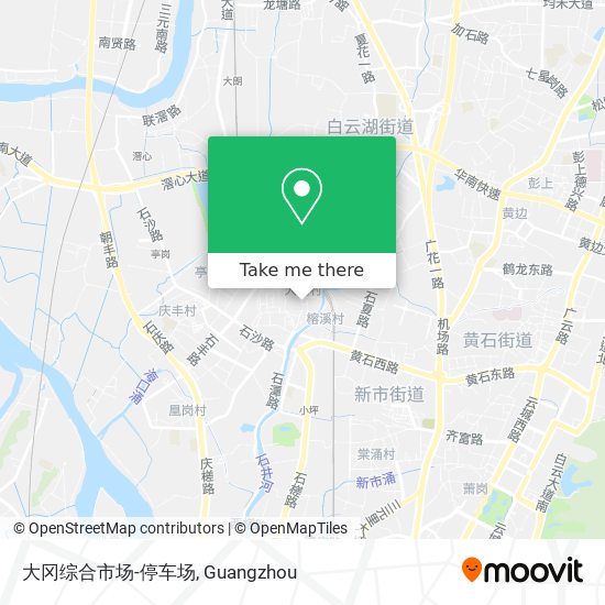 大冈综合市场-停车场 map