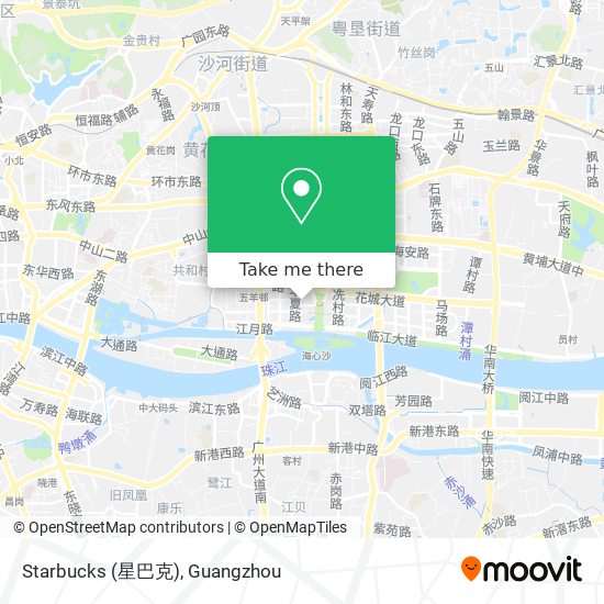 Starbucks (星巴克) map