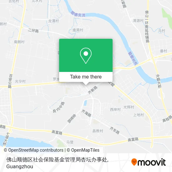 佛山顺德区社会保险基金管理局杏坛办事处 map