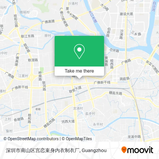 深圳市南山区宫恋束身内衣制衣厂 map
