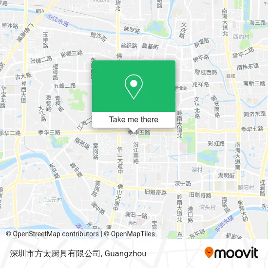 深圳市方太厨具有限公司 map