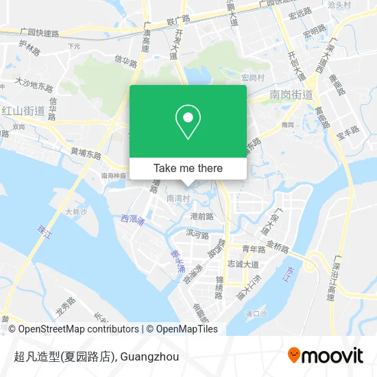 超凡造型(夏园路店) map
