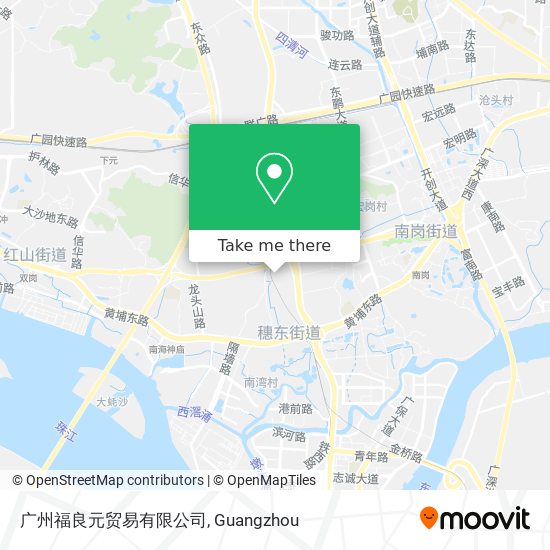 广州福良元贸易有限公司 map
