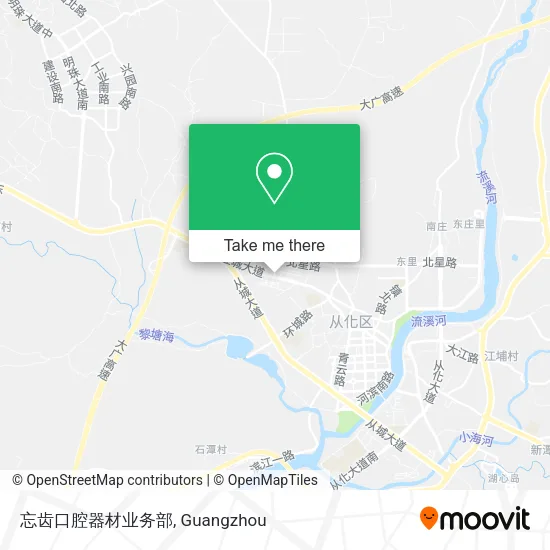 忘齿口腔器材业务部 map