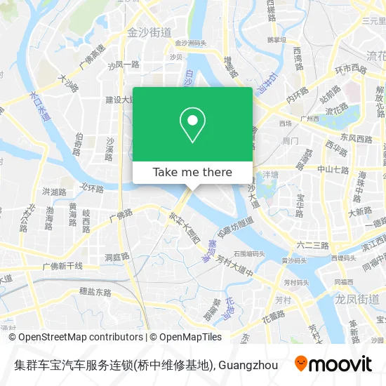 集群车宝汽车服务连锁(桥中维修基地) map