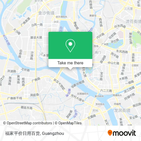 福家平价日用百货 map