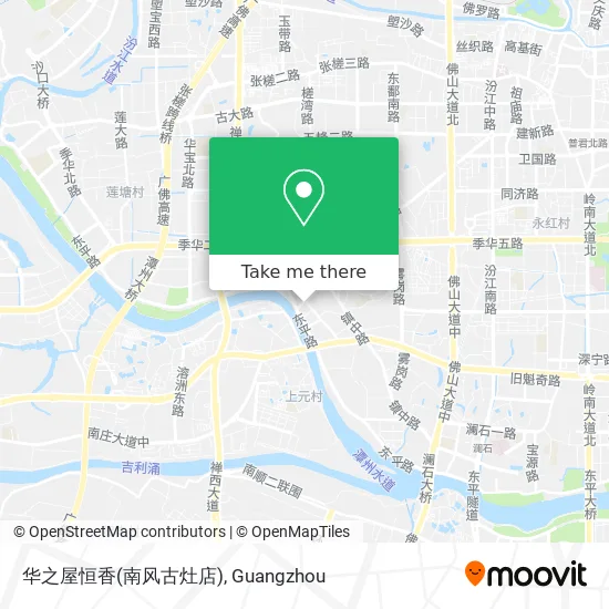 华之屋恒香(南风古灶店) map