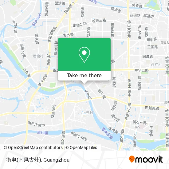 街电(南风古灶) map