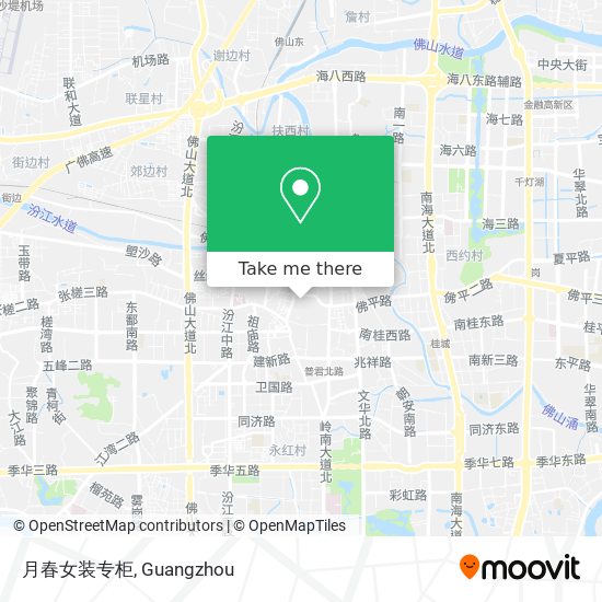 月春女装专柜 map