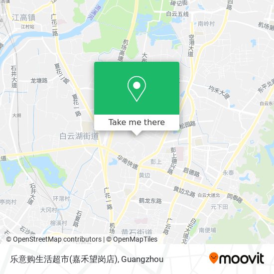 乐意购生活超市(嘉禾望岗店) map