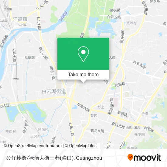 公仔岭街/禄清大街三巷(路口) map