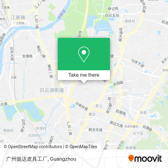 广州懿达皮具工厂 map