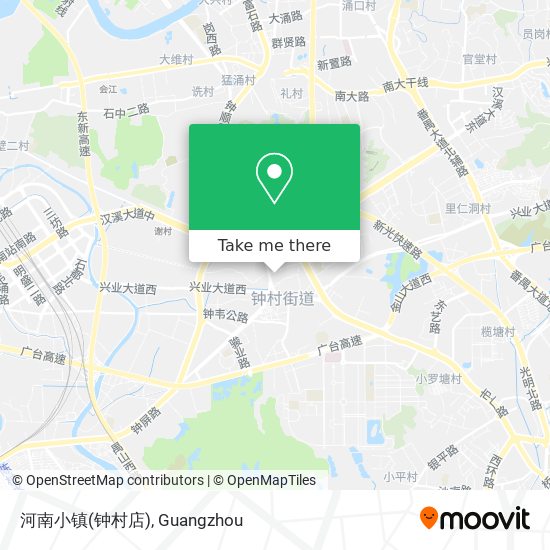 河南小镇(钟村店) map