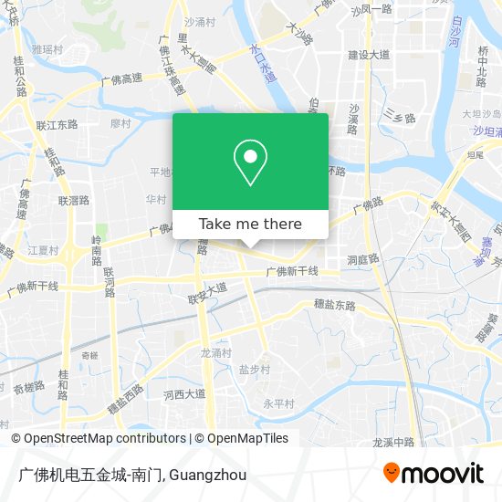 广佛机电五金城-南门 map