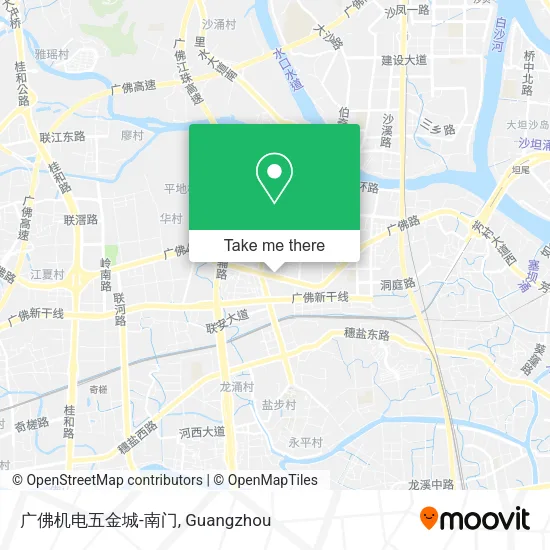 广佛机电五金城-南门 map