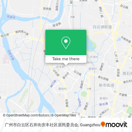 广州市白云区石井街庆丰社区居民委员会 map