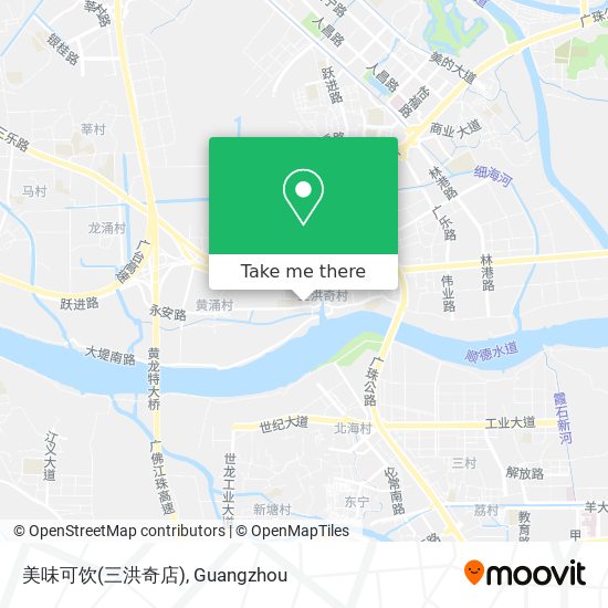 美味可饮(三洪奇店) map