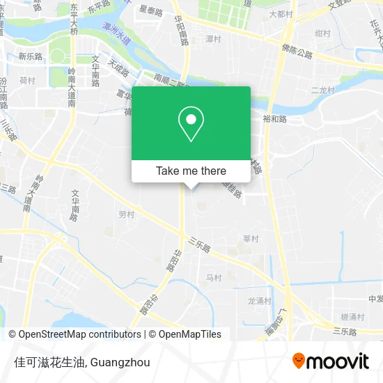 佳可滋花生油 map