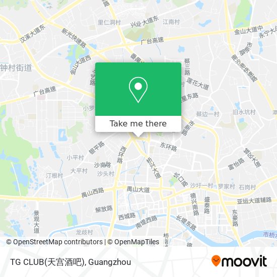 TG CLUB(天宫酒吧) map