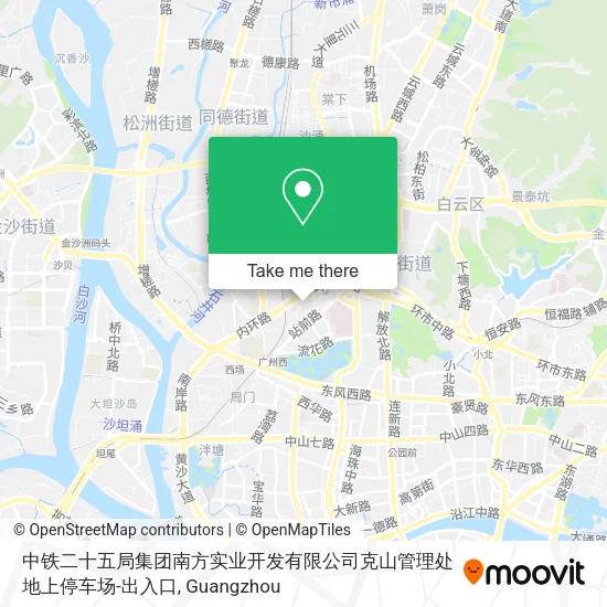 中铁二十五局集团南方实业开发有限公司克山管理处地上停车场-出入口 map