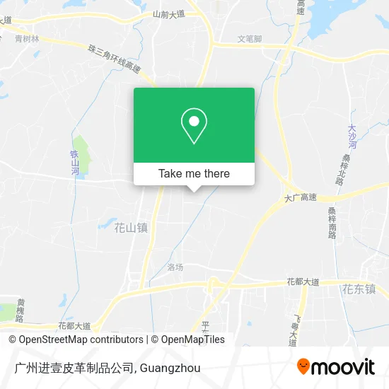 广州进壹皮革制品公司 map