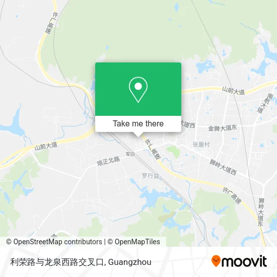 利荣路与龙泉西路交叉口 map
