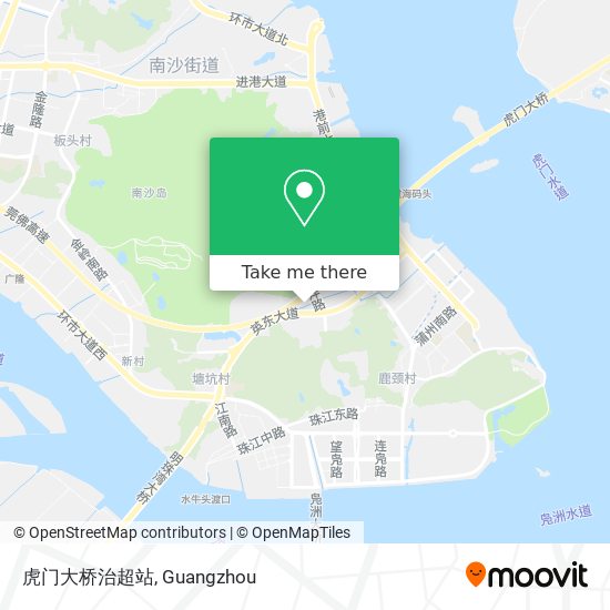 虎门大桥治超站 map