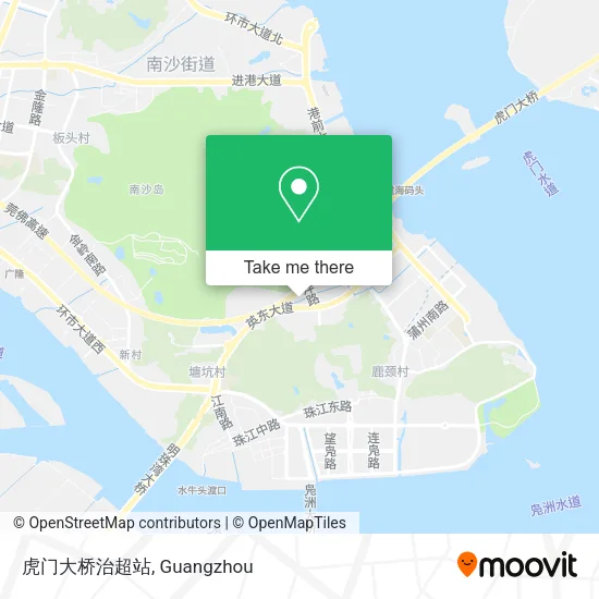 虎门大桥治超站 map