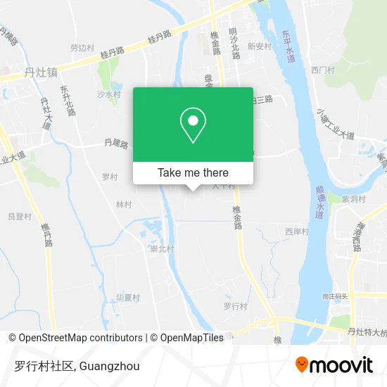 罗行村社区 map
