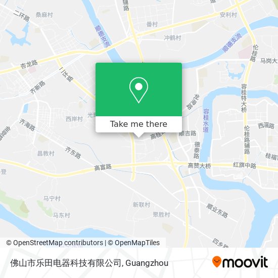 佛山市乐田电器科技有限公司 map