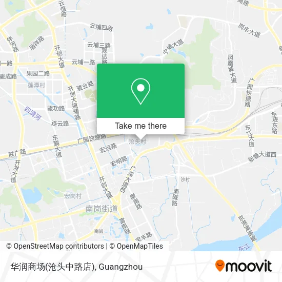 华润商场(沧头中路店) map